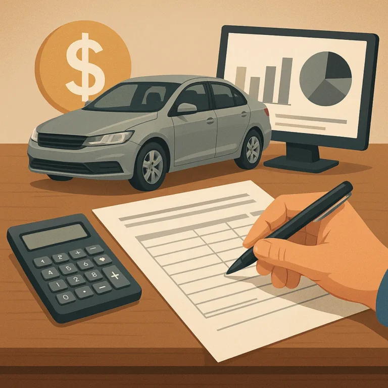 ¿Cómo comparar el costo total de un crédito automotriz sin enganche?