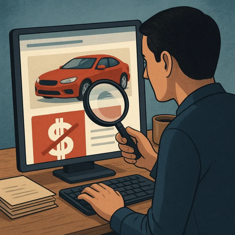 Cómo detectar fraudes en ofertas de autos sin enganche