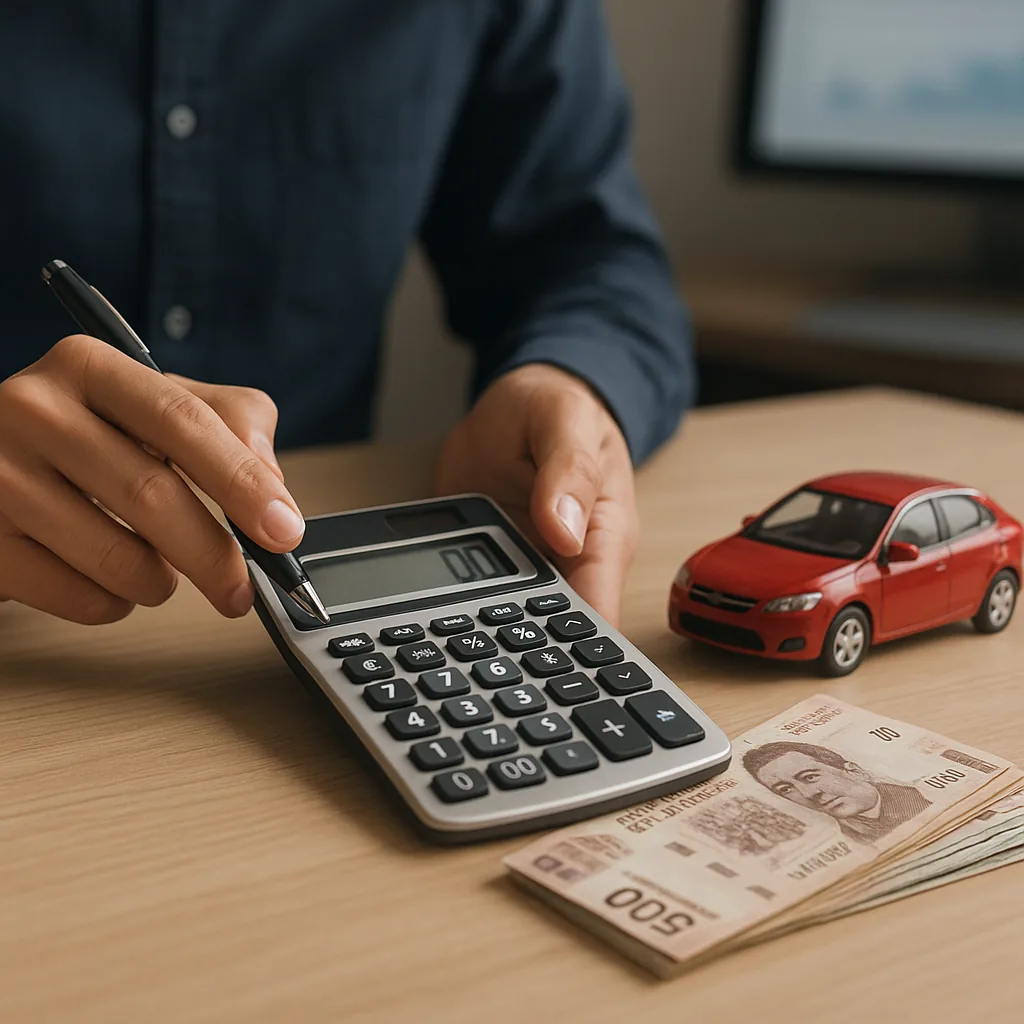 Imagem editorial moderna para financiamiento de vehículo sin enganche en México